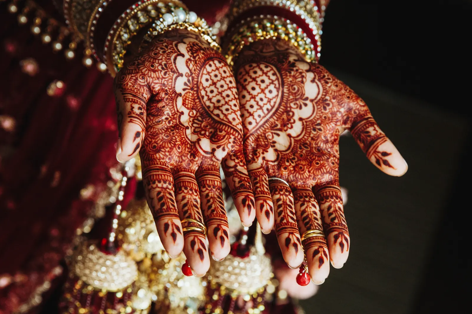 Bridal mehendi design, taught as a short term course