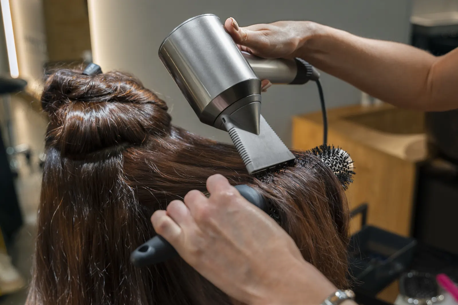 Precision haircutting demonstration
